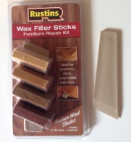 Wax filler reparations kit til skader på dine træ produkter