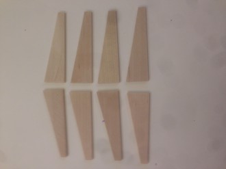 Kiler til blindrammer sæt med 8 stk.