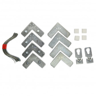 Beslag til alurammer og metalrammer