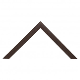 Brun træramme med struktur - lav Brun træramme med struktur - lav